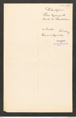 k.k. naturhistorisches Hofmuseum, Intendanzakten 1885-1896 (Hauer), Aktenzahl Z.516.a/1889, Seite 2